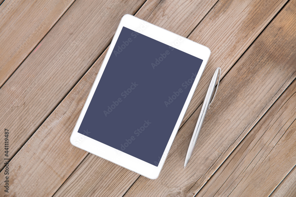 iPad and a pen iPad and a pen
