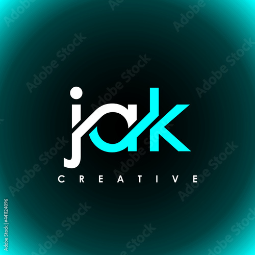 JAK Letter Initial Logo Design Template Vector Illustration
