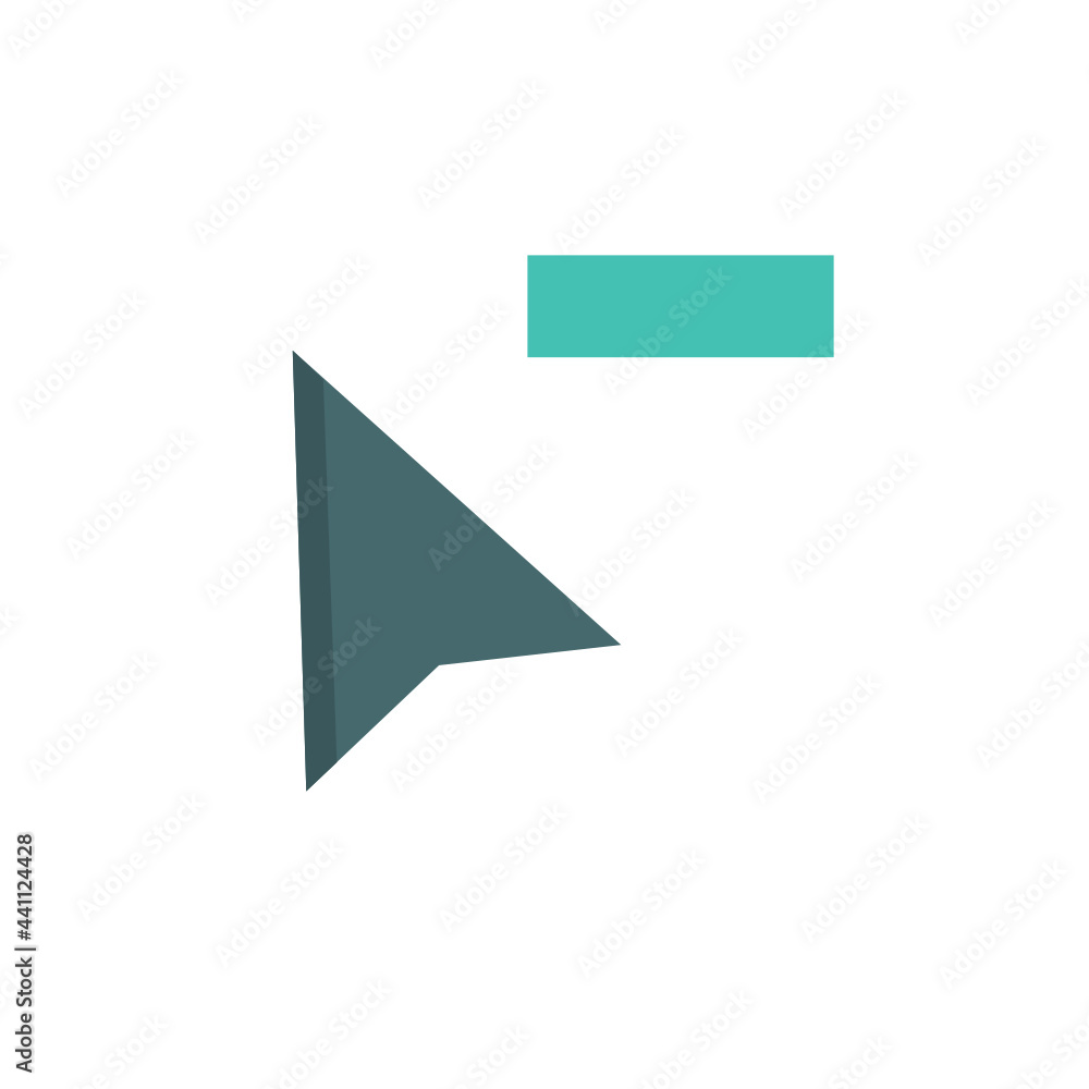 Arrow Delete Cursor flat icon Arrow Delete Cursor flat icon
