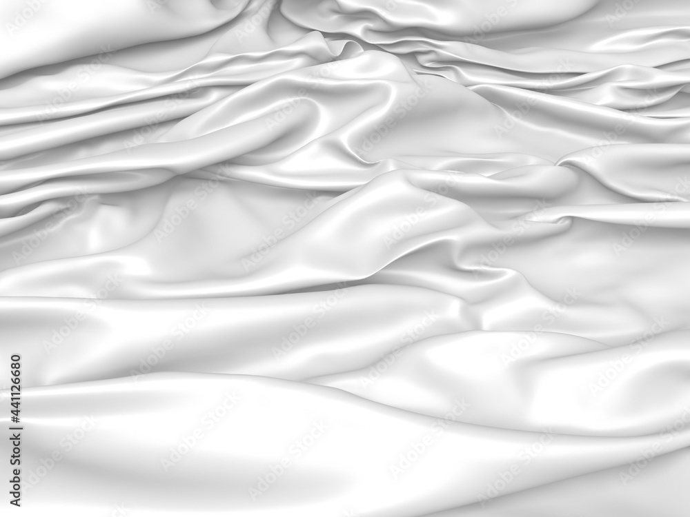 Obraz premium Abstract white fabric texture background