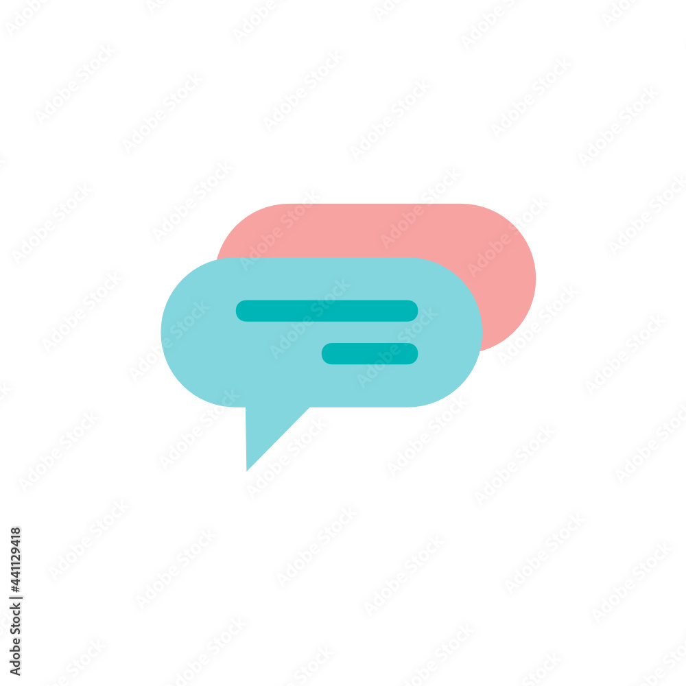 Speech Bubble flat icon Speech Bubble flat icon