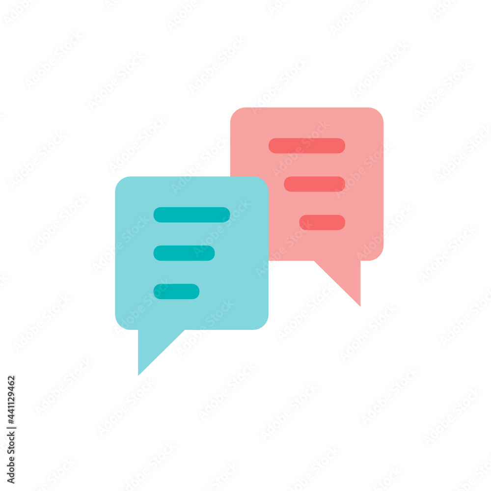 Speech Bubble flat icon Speech Bubble flat icon