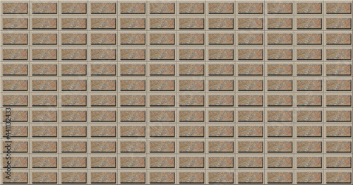 Brick wall background. Seamless pattern imitating brick wall.