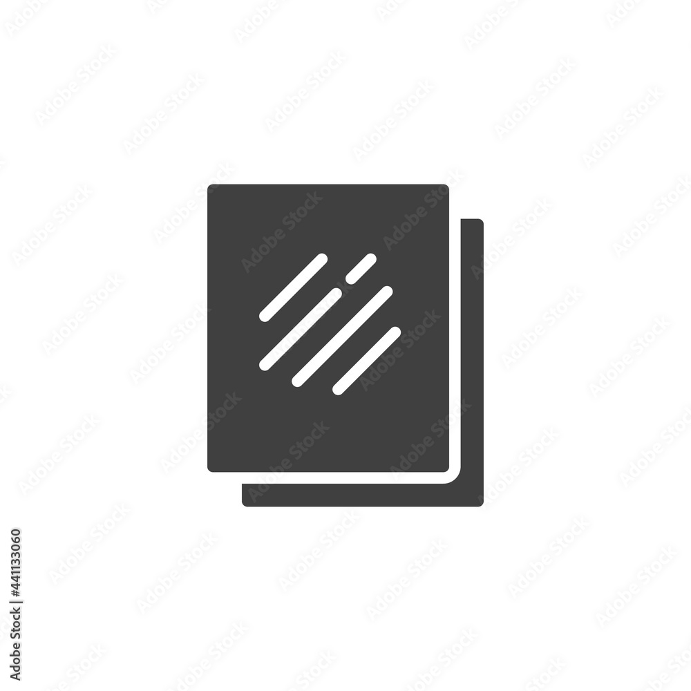 Metal panel vector icon Metal panel vector icon
