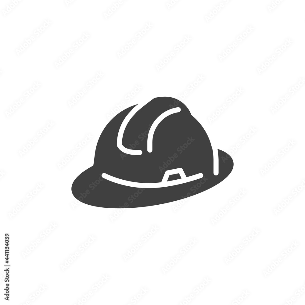 Hard hat vector icon Hard hat vector icon