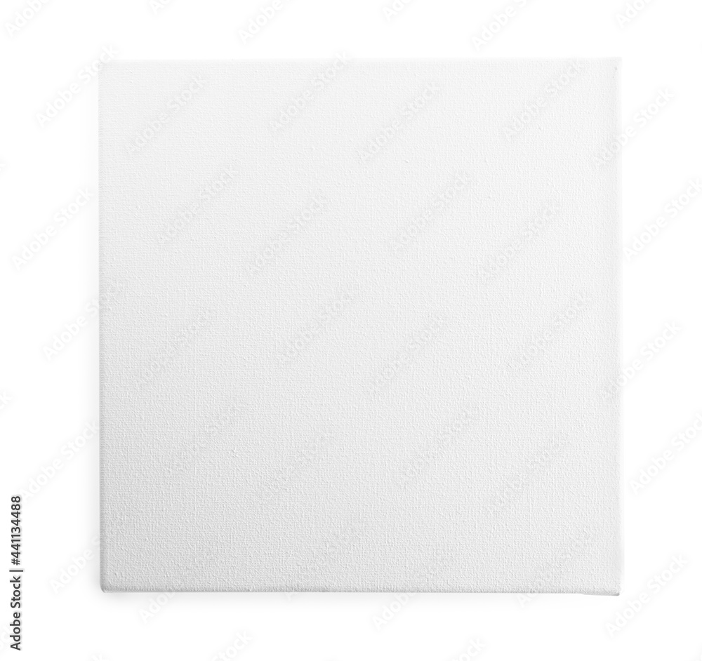 Blank canvas isolated on white. Mockup for design Blank canvas isolated on white. Mockup for design