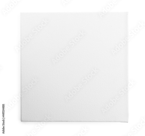 Blank canvas isolated on white. Mockup for design