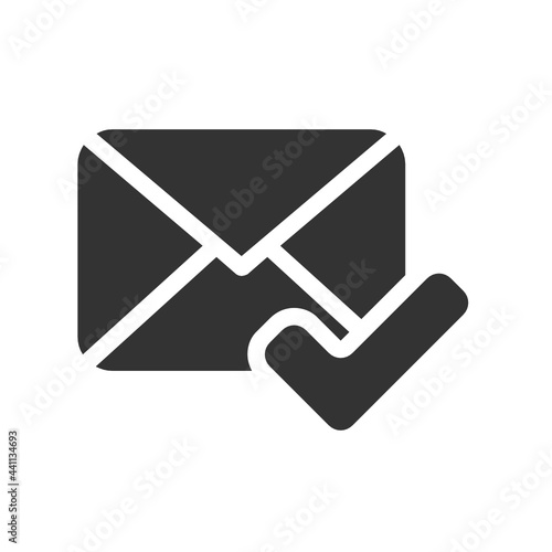Email and Mail solid icon