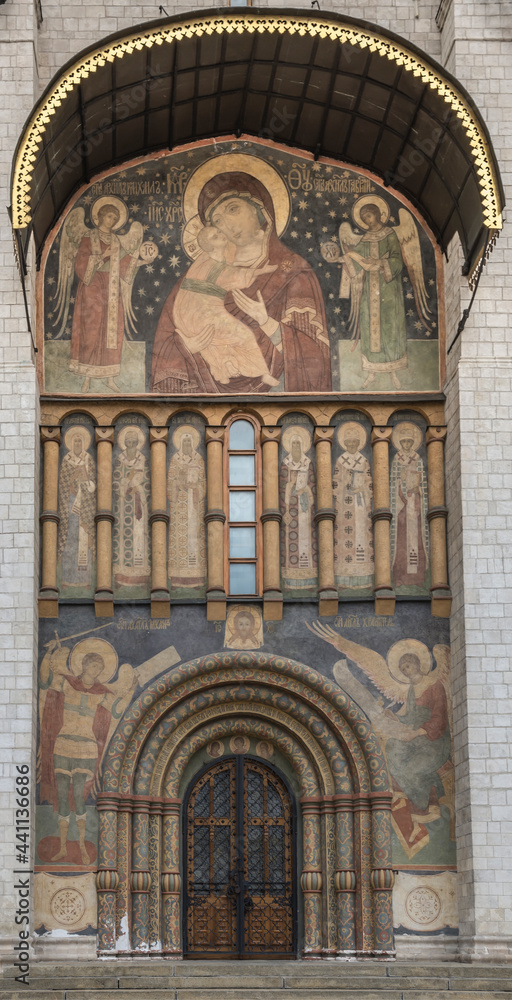 The gates of the Kremlin Cathedral of the Assumption