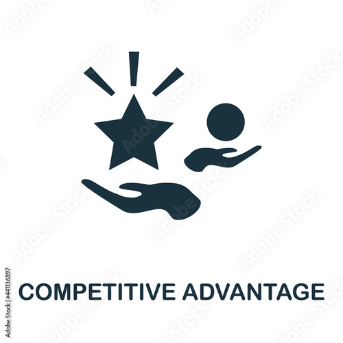 Competitive Advantage icon. Simple element from management collection. Creative Competitive Advantage icon for web design, templates, infographics and more