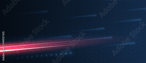 Quantum processing. Deep learning artificial intelligence. Future new technology  for business or science presentation