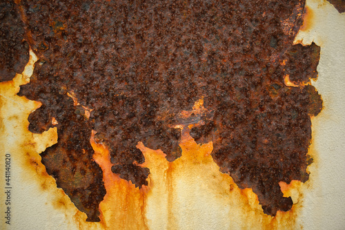 Wallpaper Mural  old rusty metal background. Torontodigital.ca