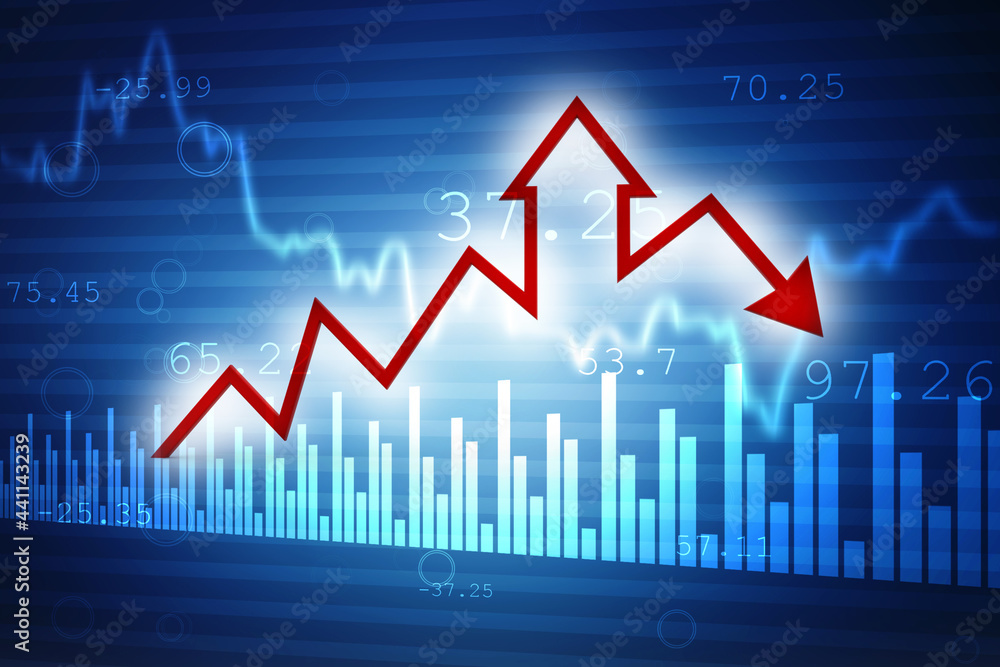 3d rendering business graph and documents 3d rendering business graph and documents