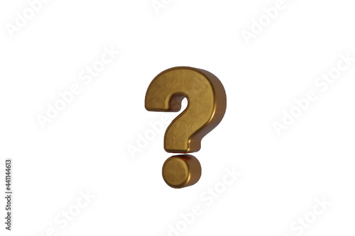 Digit number alphabet golden metallic glossy letter. 3d rendering illustration
