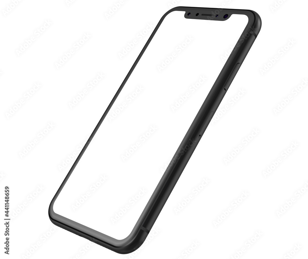 Realistic Smartphone Mockup.3D Rendering Realistic Smartphone Mockup.3D Rendering