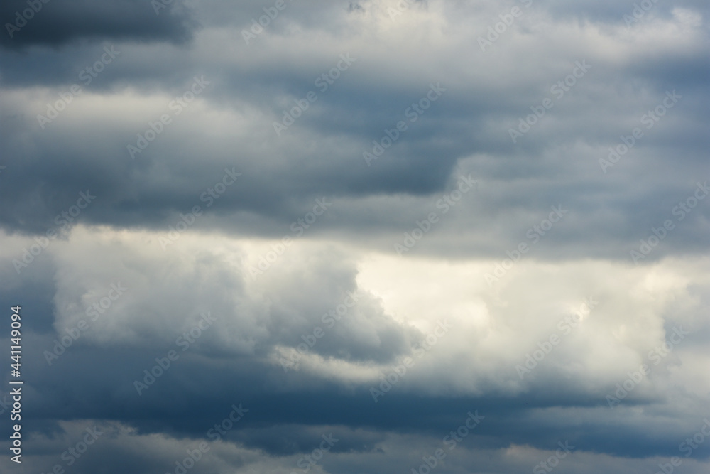 Fototapeta premium Storm clouds in the evening