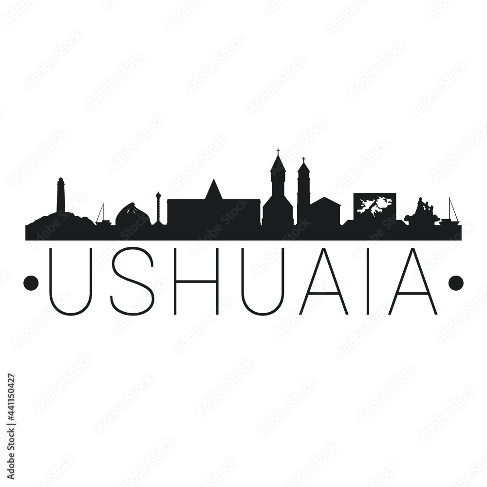 Φωτογραφία Ushuaia, Tierra del Fuego Province, Argentina City Skyline