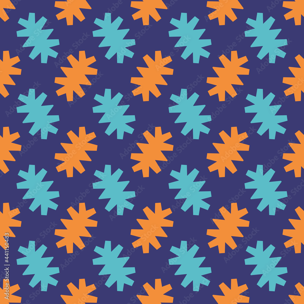 Bright seamless pattern with geometric shapes. Bright seamless pattern with geometric shapes.