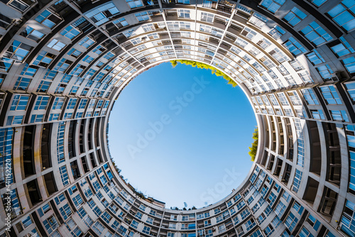 Photographie Low angle view of round building in Kunming, Yunnan, China