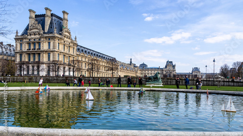Ogrody Tuileries w Paryżu, Francja