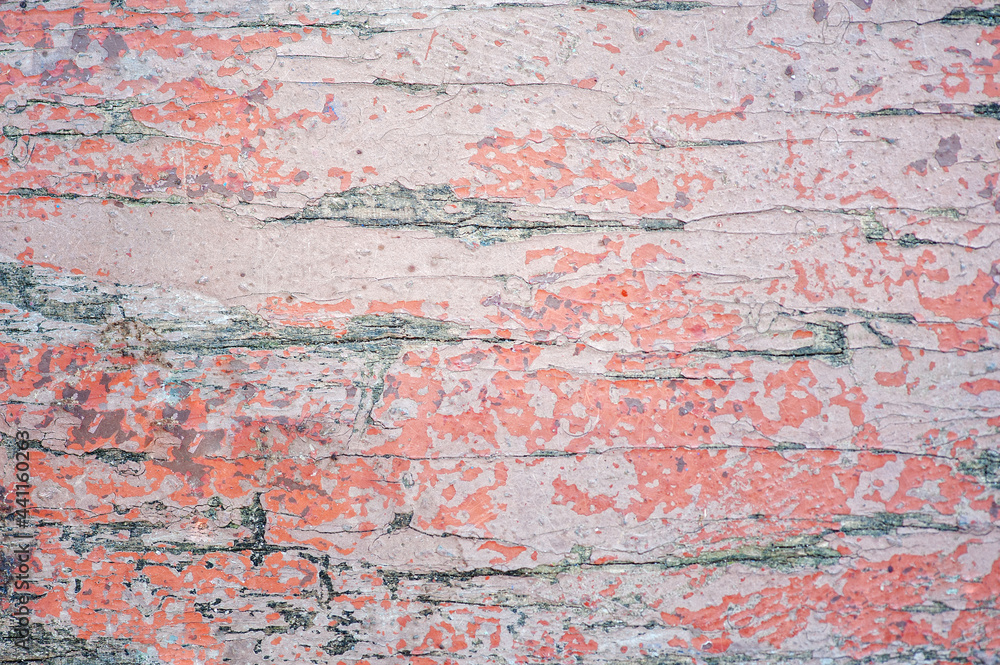 Obraz premium Old painted wood background. Copy space