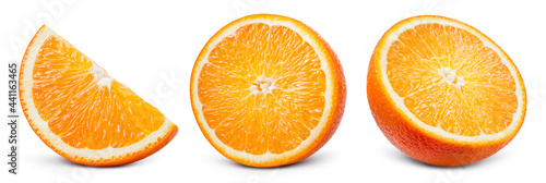 Fotografiet Orange slice isolate