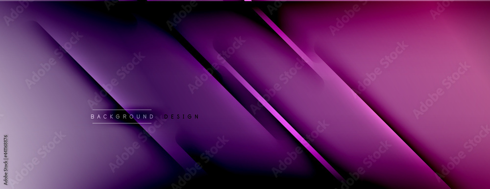Abstract background - lines composition created with lights and shadows. Technology or business digital template. Trendy simple fluid color gradient abstract background with dynamic Abstract background - lines composition created with lights and shadows. Technology or business digital template. Trendy simple fluid color gradient abstract background with dynamic