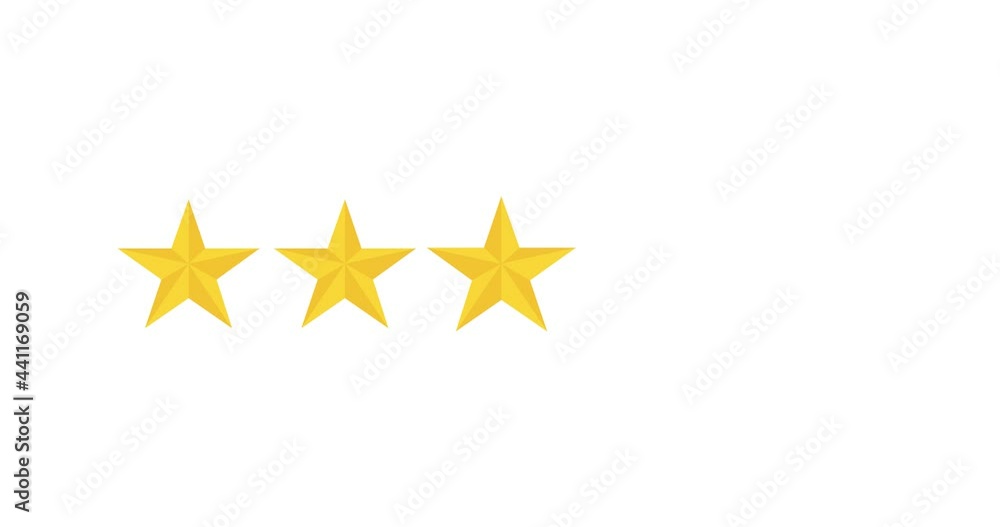 golden five stars. 5 gold star review video animation. animated assessment feedback sign golden five stars. 5 gold star review video animation. animated assessment feedback sign