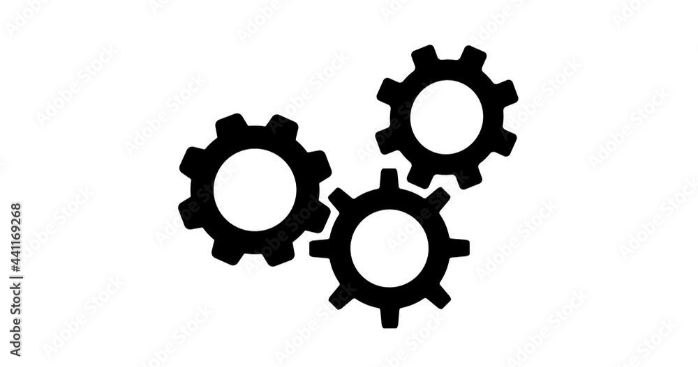 cogwheel gear spinning around animation video. cog wheel icon turning animated background teamwork concept cogwheel gear spinning around animation video. cog wheel icon turning animated background teamwork concept