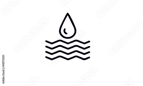 Water icon set vector design 