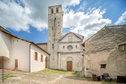 Orizontal view of the church of San Ponziano, Spoleto , Umbria photo