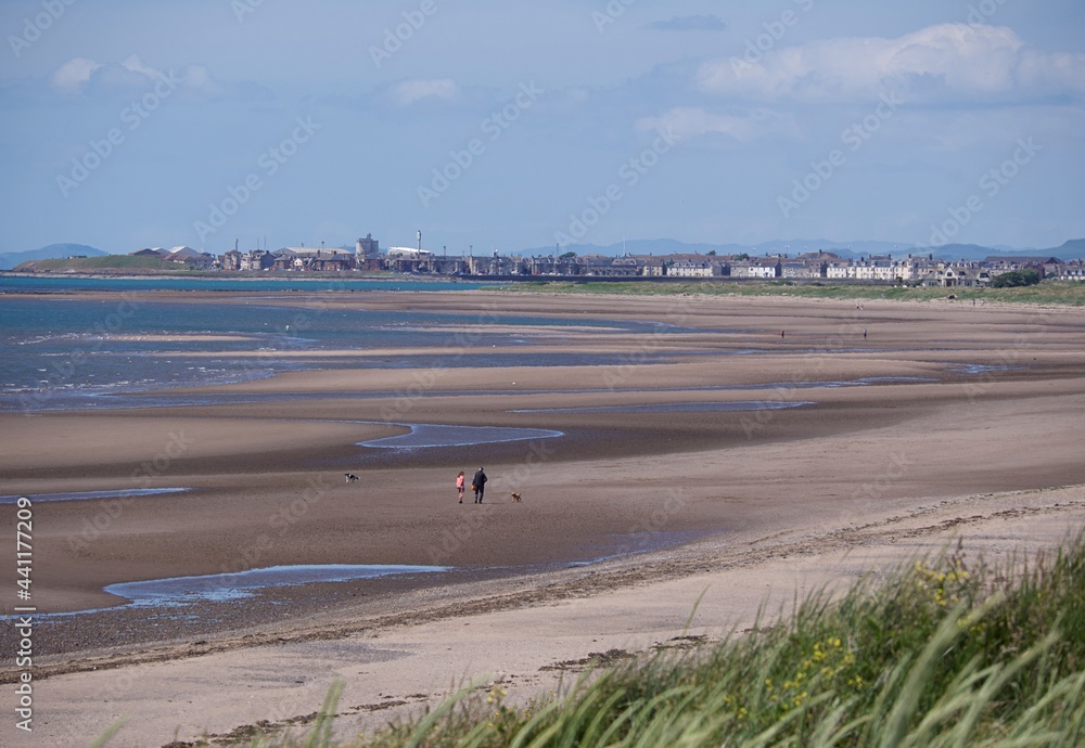 Prestwick Beach looking towards Troon Prestwick Beach looking towards Troon