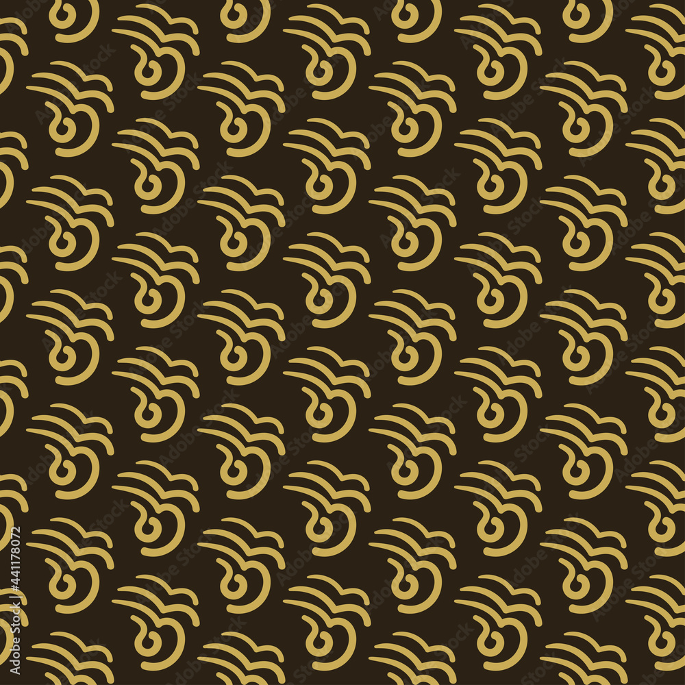 Abstract background pattern with decorative ornament on a black background, wallpaper. Seamless pattern, texture Abstract background pattern with decorative ornament on a black background, wallpaper. Seamless pattern, texture