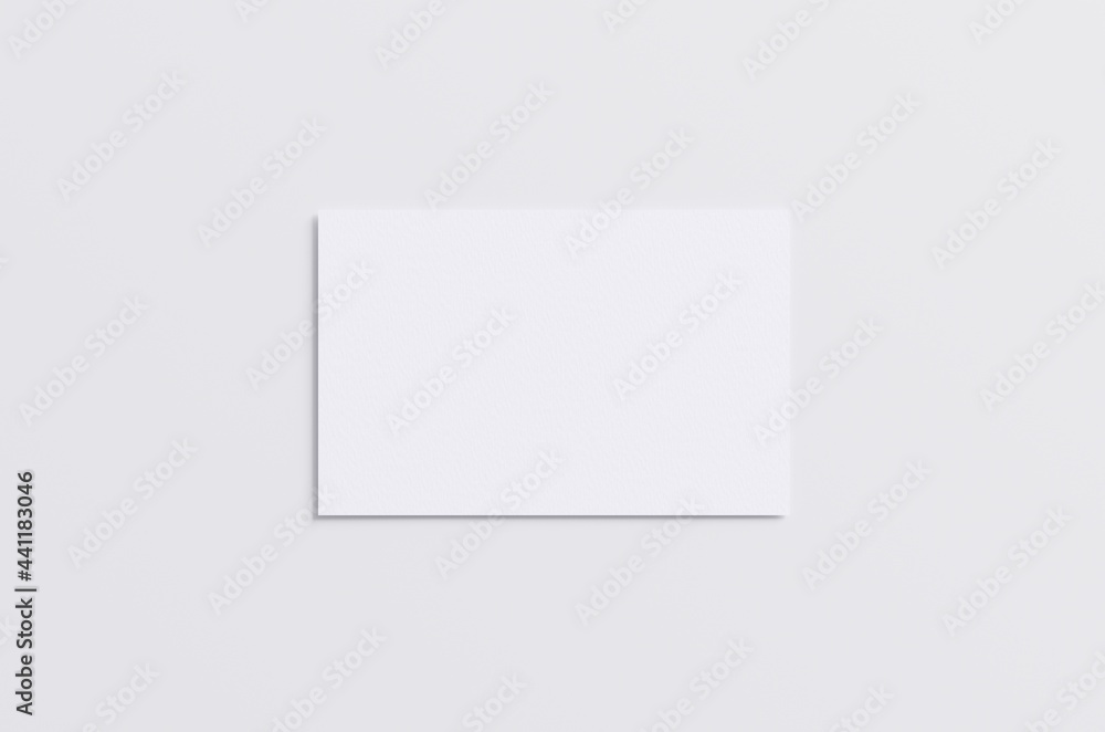 Business Card Mock-Up (85x55mm) 3D Illustration Business Card Mock-Up (85x55mm) 3D Illustration