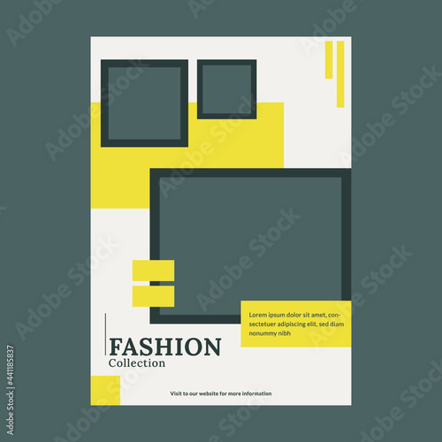 Flyer template design for business promotional sale