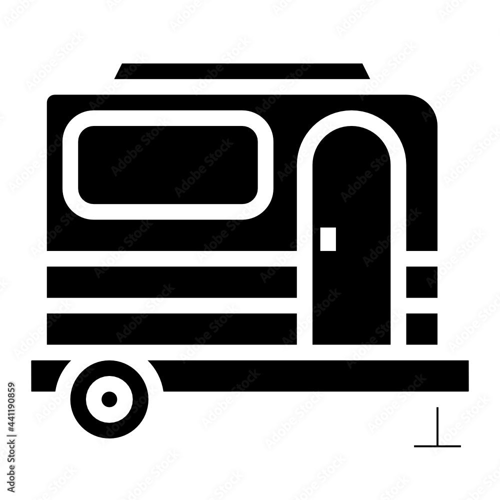 caravan glyph icon caravan glyph icon
