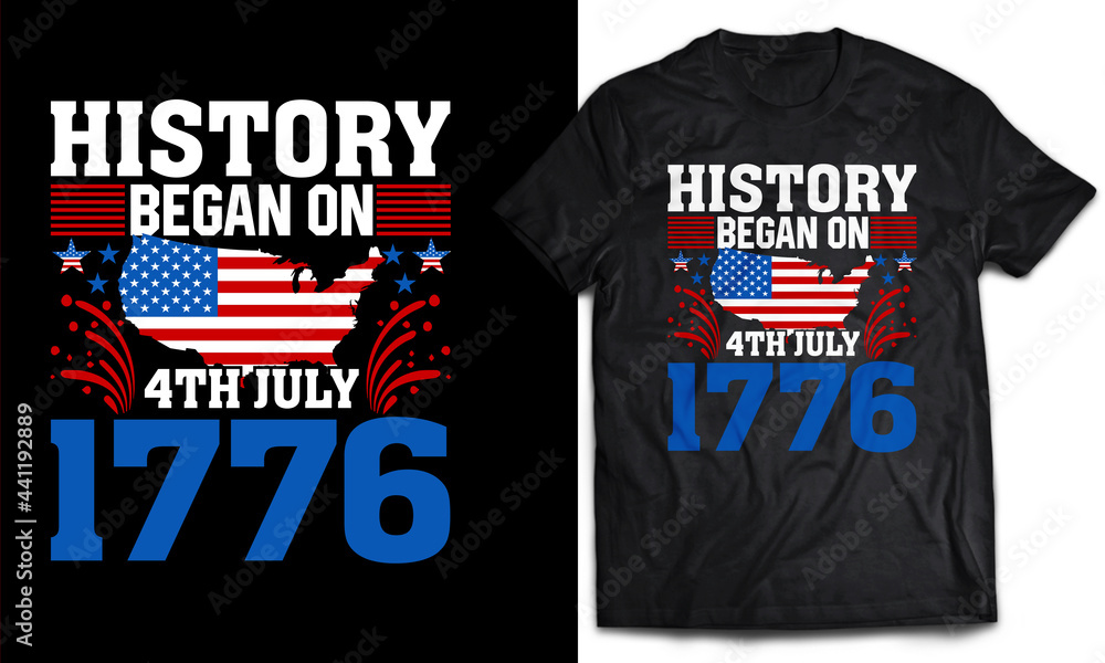 History began on 4th July 1776