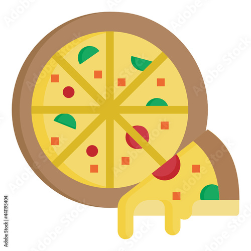 pizza flat icon