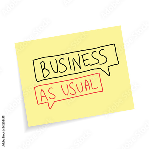 Business as usual on yellow sticks