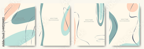 Abstract background various shapes set up. Ideal for cover, poster, business card, flyer, brochure,magazine first page,social media and other.vector illustration