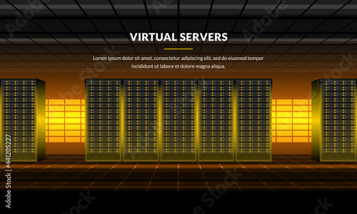 Virtual servers template