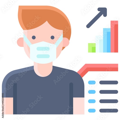 Strengthen immune system icon, Vaccine Development related vector