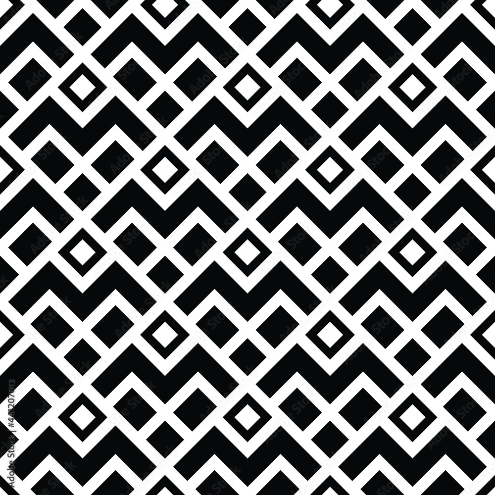 Abstract geometric pattern with lines. Black and white ornament. A seamless vector background. Abstract geometric pattern with lines. Black and white ornament. A seamless vector background.
