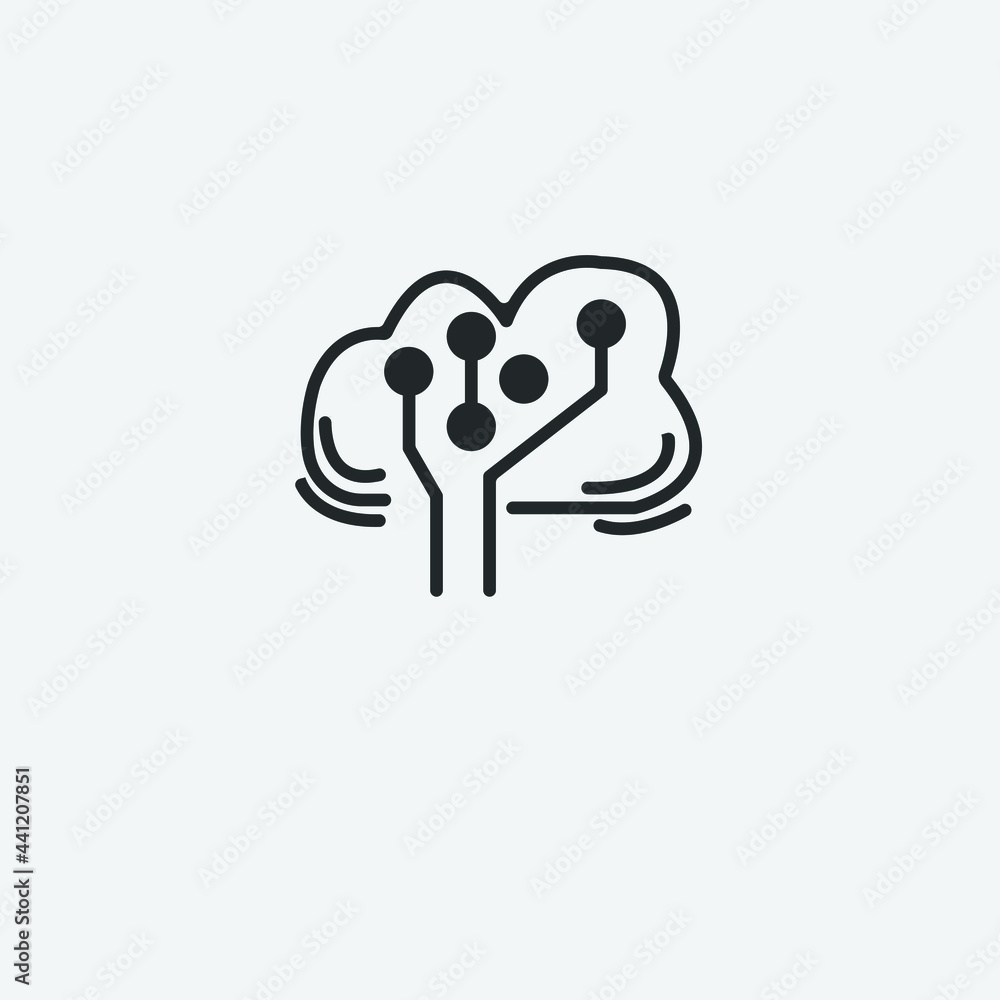 Cloud vector icon for web and design Cloud vector icon for web and design