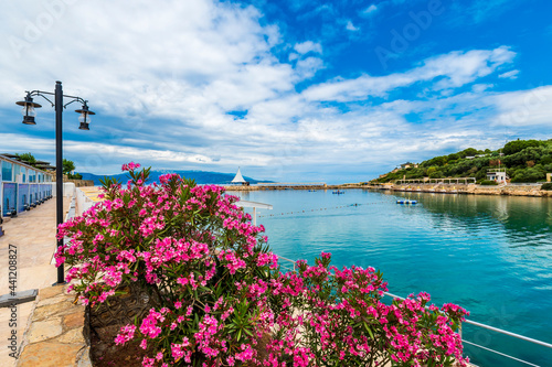 Fototapeta Naklejka Na Ścianę i Meble -  Urla Town coastal view in Turkey