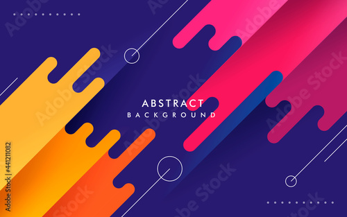 Abstract geometric colorful background diagonal stretch
