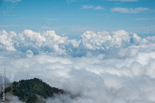 clouds in the sky