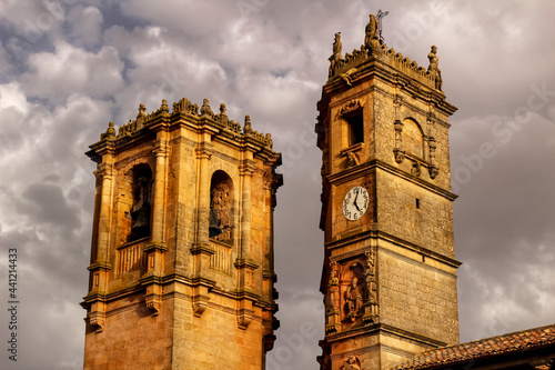 Renaissance square in Alcaraz in Castilla La Mancha, Spain photo