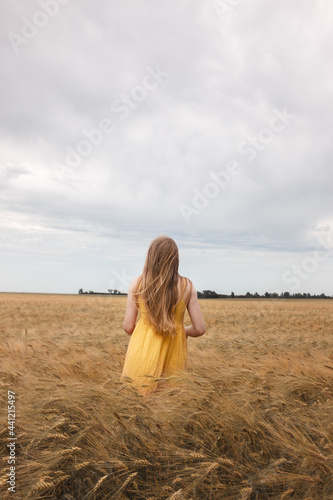 girl at the field
