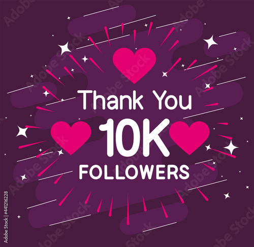 thank you followers 10k poster